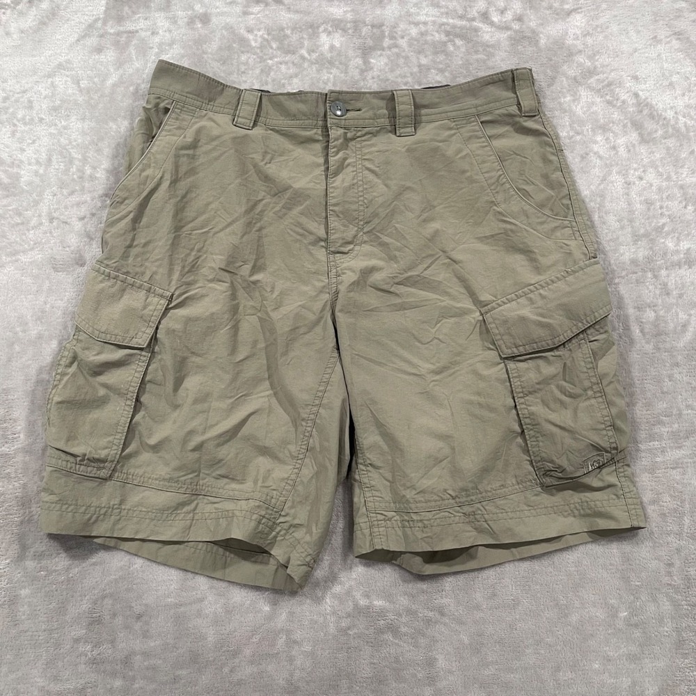 REI Shorts Mens Large Green Cargo Outdoor Hiking Utility